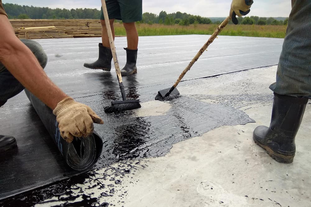 Waterproofing membrane installation