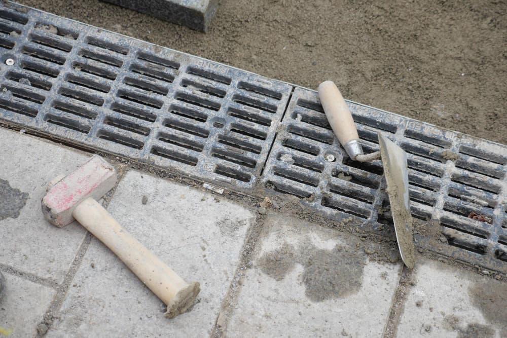 Landing Floor Drain & Waterproofing