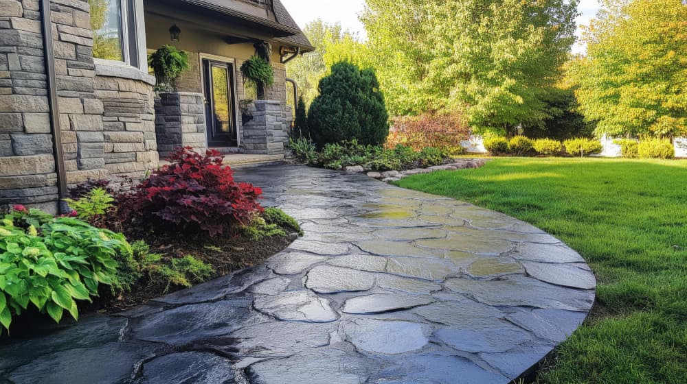 Stamped Concrete Patios & Decks