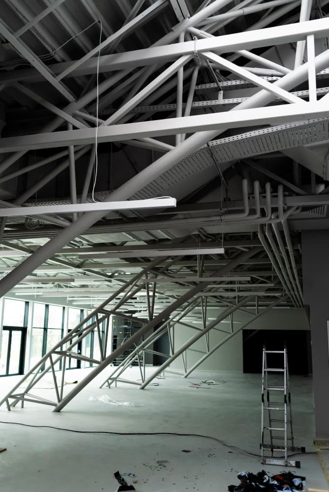 Structural Steel Beam & Telepost Removal