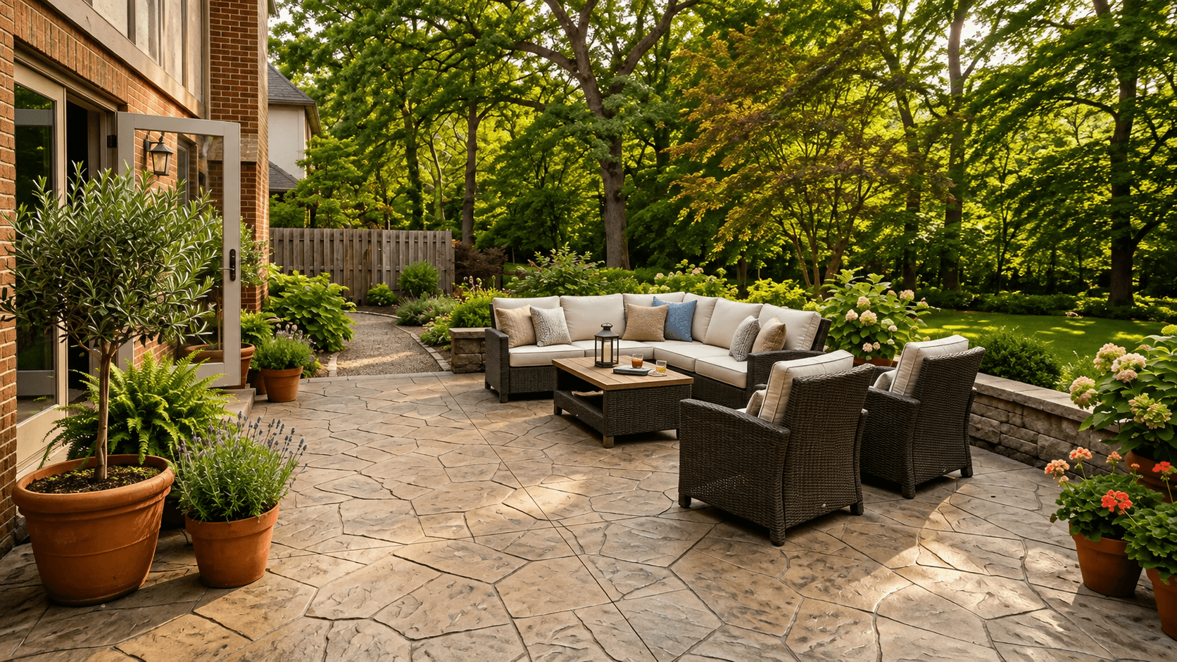 Stamped Concrete Patio