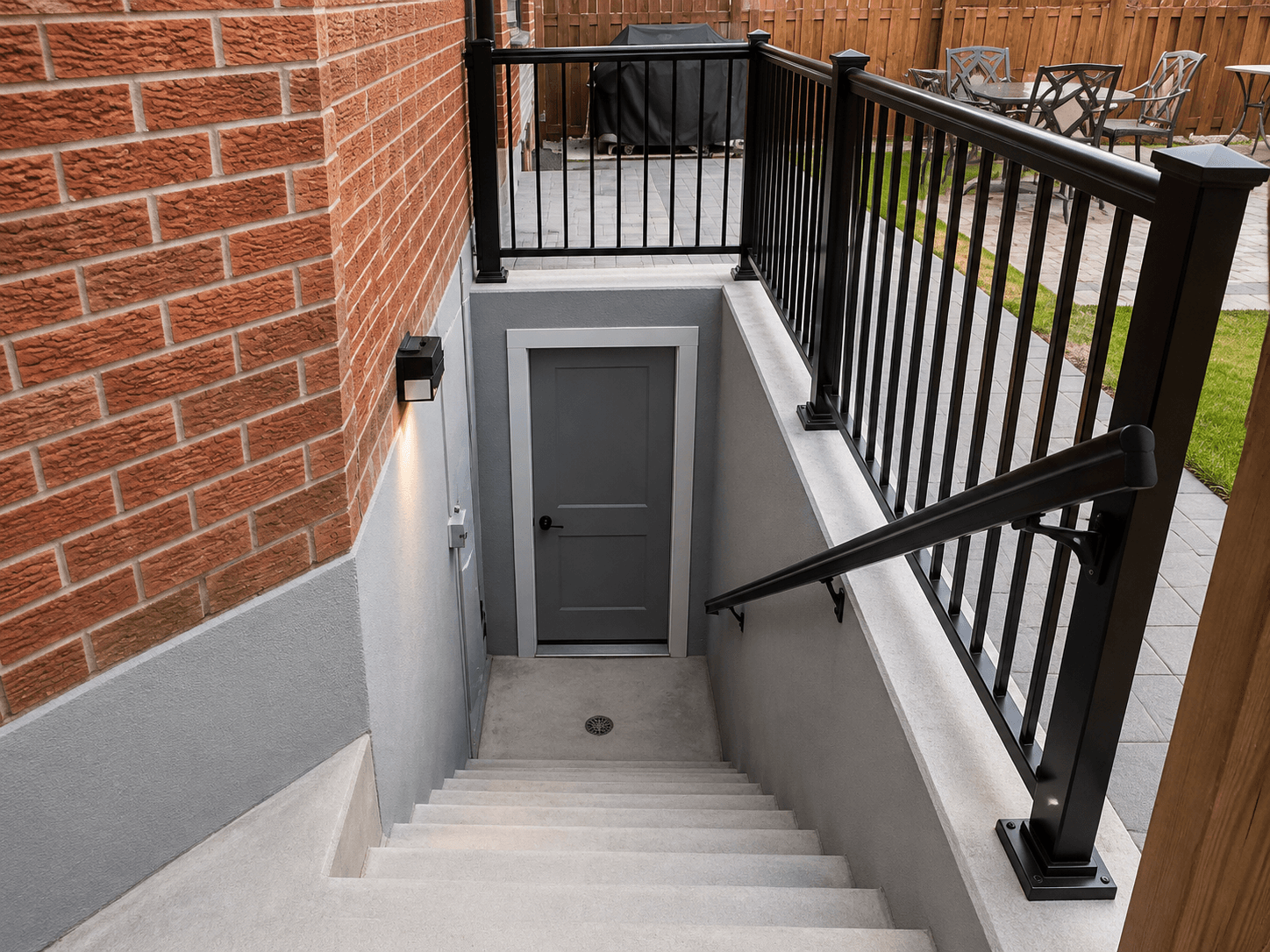 Below Grade Entrance