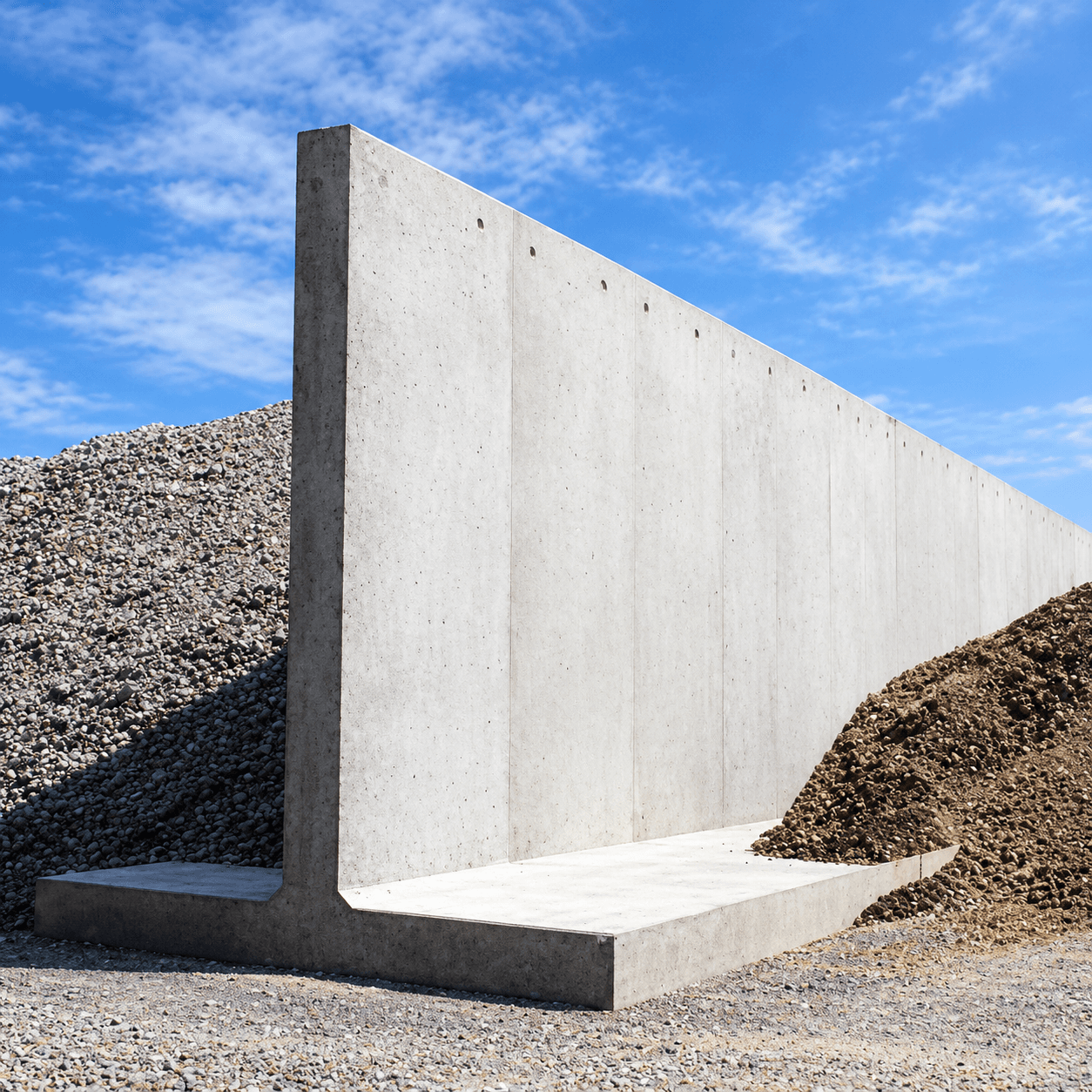 Reinforced Concrete Retaining Walls